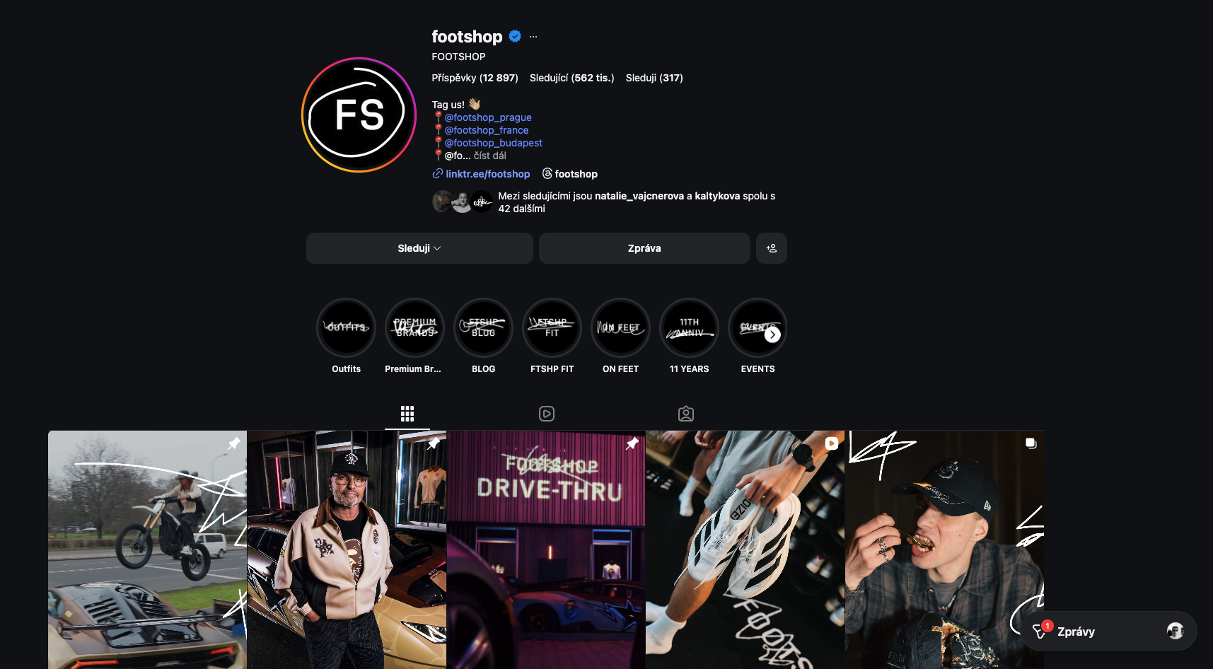 Footshop Instagram